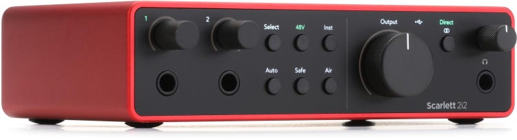 Focusrite Scarlett 2i2 (4th Gen)